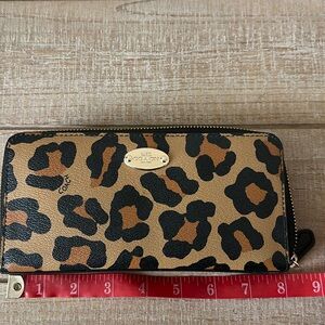 Coach Leopard Print wallet